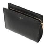 DOLCE & GABBANA תיק ערב בצבע שחור דגם LEATHER CLUTCH
