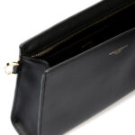 DOLCE & GABBANA תיק ערב בצבע שחור דגם LEATHER CLUTCH