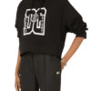 DOLCE & GABBANA קפוצ'ון בצבע שחור דגם DG PRINT Hoodie
