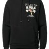 PHILIPP PLEIN קפוצ'ון בצבע שחור דגם MORE MONEY MORE PROBLEMS
