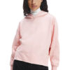 CALVIN KLEIN קפוצ'ון בצבע ורוד דגם LOGO TRIM HOODIE