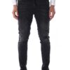REPLAY ג'ינס בצבע שחור דגם MILANO ANTIFIT SUPER SLIM
