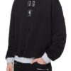 DOLCE & GABBANA קפוצ'ון בצבע שחור דגם DG-print HODDIE