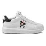 KARL LAGERFELD נעליים בצבע לבן דגם IKONIC 3D