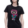 KARL LAGERFELD טי שירט בצבע שחור JELLY IKONIK KARL OUTLINE