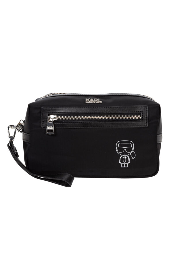 KARL LAGERFELD תיק רחצה שחור k/ikonik