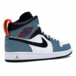 AIR JORDAN נעלי עור בצבע תכלתן דגם Jordan 1 Mid Fearless Facetasm