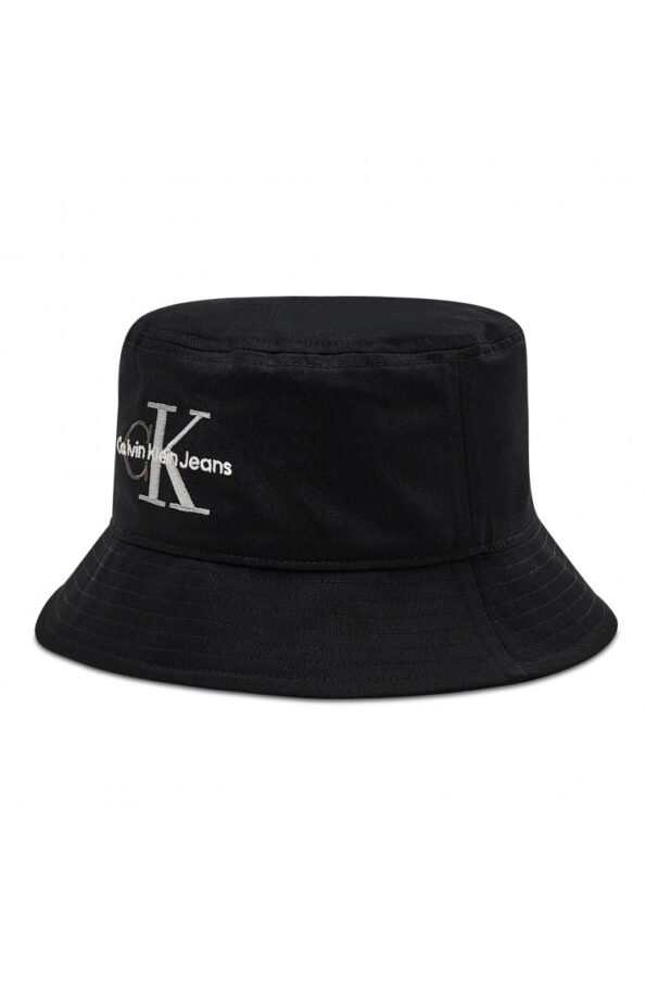 CALVIN KLEIN כובע צדדי בצבע שחור דגם Bucket Double Embroidery