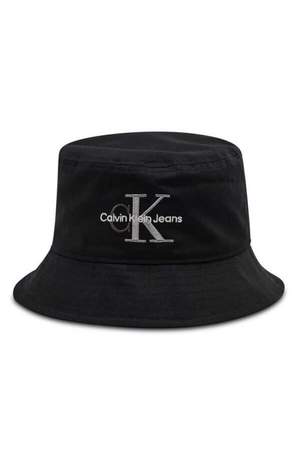 CALVIN KLEIN כובע צדדי בצבע שחור דגם Bucket Double Embroidery