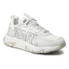 KARL LAGERFELD נעליי עור בצבע לבן דגם BLAZE LO