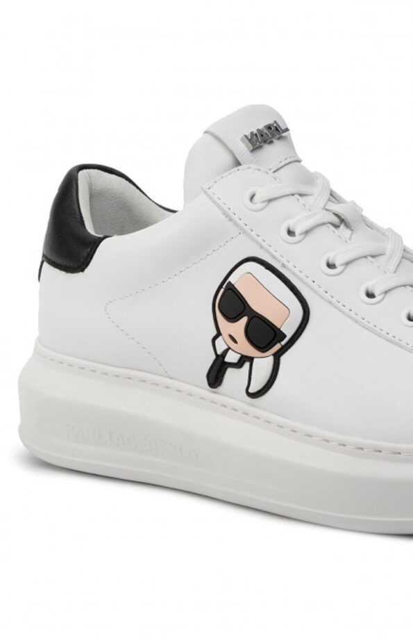 KARL LAGERFELD נעליים בצבע לבן דגם IKONIC 3D