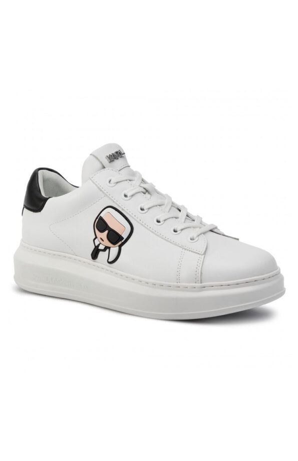 KARL LAGERFELD נעליים בצבע לבן דגם IKONIC 3D
