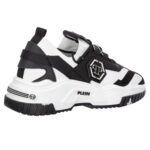 PHILIPP PLEIN נעליים בצבע לבן דגם VEGAN TRAINER PREDATOR