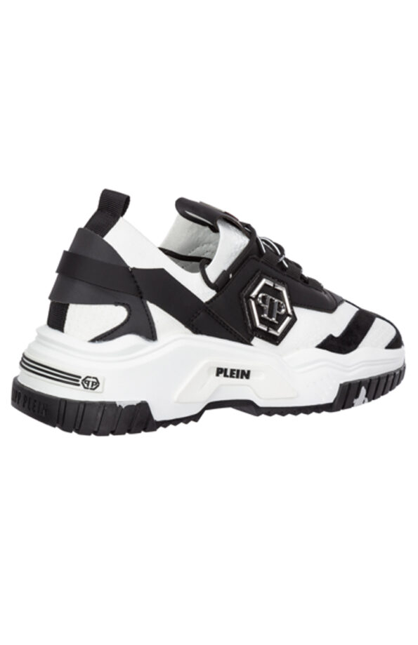 PHILIPP PLEIN נעליים בצבע לבן דגם VEGAN TRAINER PREDATOR