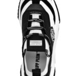PHILIPP PLEIN נעליים בצבע לבן דגם VEGAN TRAINER PREDATOR