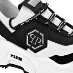 PHILIPP PLEIN נעליים בצבע לבן דגם VEGAN TRAINER PREDATOR