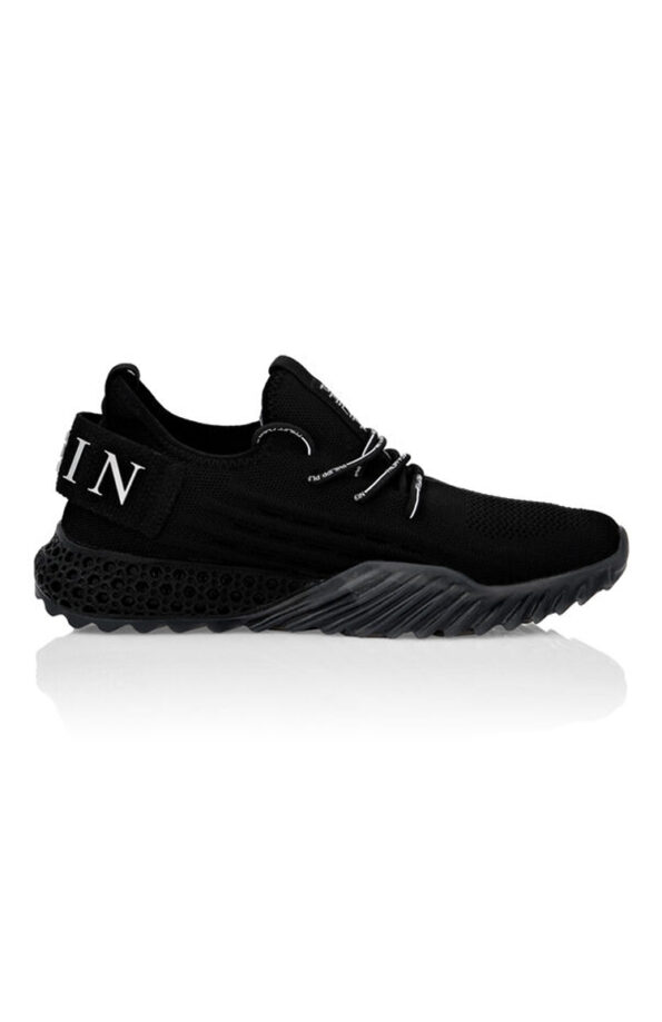 PHILIPP PLEIN נעליים בצבע שחור דגם RUNNER ICONIC PLEIN