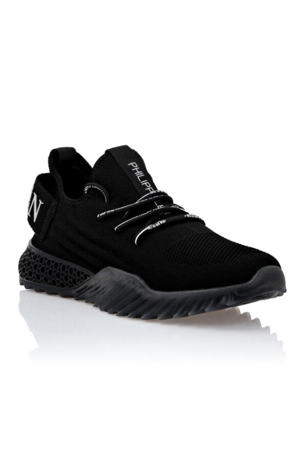 PHILIPP PLEIN נעליים בצבע שחור דגם RUNNER ICONIC PLEIN