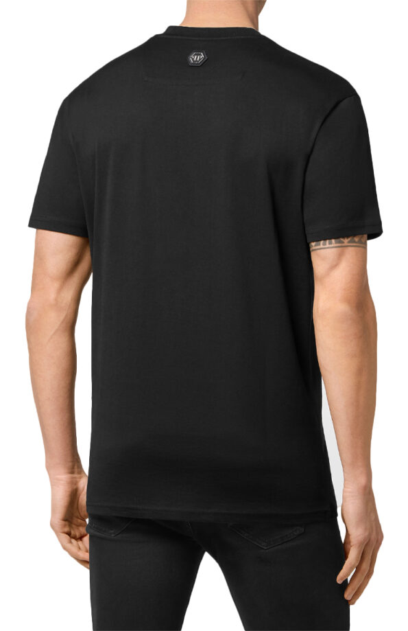 PHILIPP PLEIN טי שירט שחורה GOTHIC PLEIN