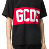 GCDS טי שירט בצבע שחור דגם GCDS LOGO BAND