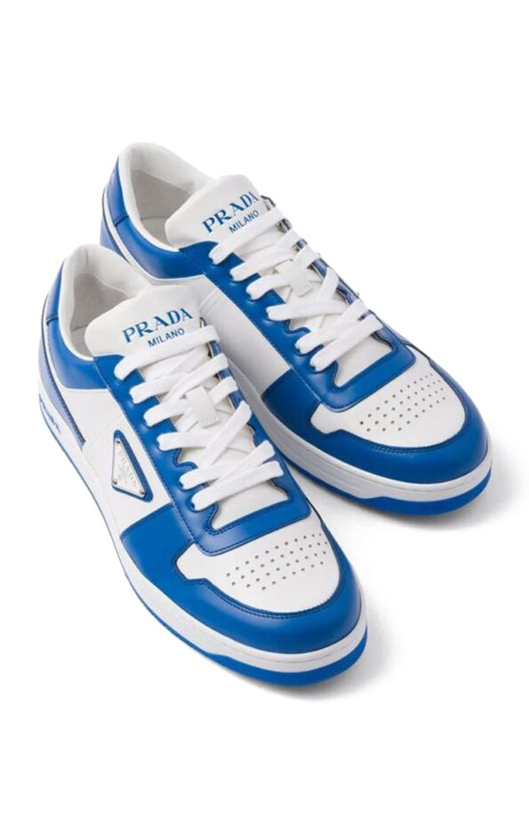 נעלי עור כחול/לבן DOWNTOWN SNEAKERS