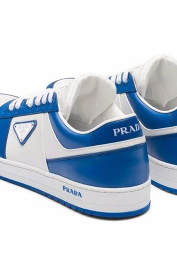 נעלי עור כחול/לבן DOWNTOWN SNEAKERS
