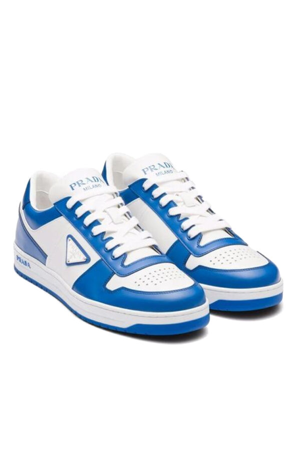 נעלי עור כחול/לבן DOWNTOWN SNEAKERS