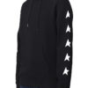 קפוצ'ון שחור STAR PRINT