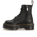 מגפי פלטפורמה דוקטור מרטינס DR. MARTENS שחור עור pisa דגם Jadon III רוכסן צד סוליה 3.7 ס”מ