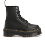 מגפי פלטפורמה דוקטור מרטינס DR. MARTENS שחור עור pisa דגם Jadon III רוכסן צד סוליה 3.7 ס”מ