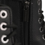 מגפי פלטפורמה דוקטור מרטינס DR. MARTENS שחור עור pisa דגם Jadon III רוכסן צד סוליה 3.7 ס”מ