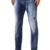 ג'ינס כחול Straight Leg Boot Cut Jean