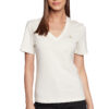 טי שירט לבנה Monologo Slim V-Neck