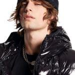 מעיל פוך שחור PUFFER BOMBER