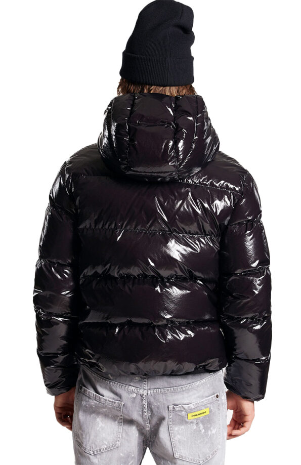 מעיל פוך שחור PUFFER BOMBER