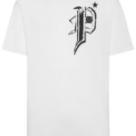 טי שירט לבנה BACK SKULL