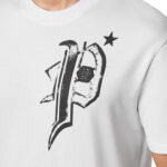 טי שירט לבנה BACK SKULL