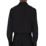 חולצה מכופתרת שחורה Stretch Cotton