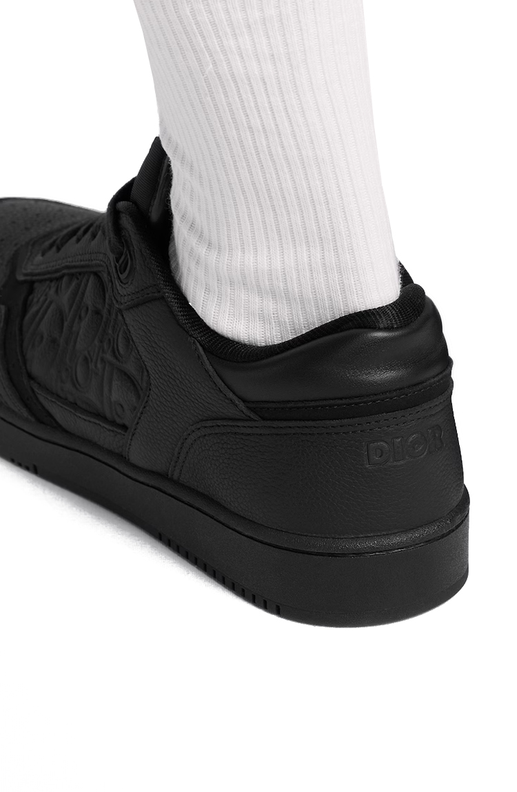סניקרס עור שחורות B27 Low Top