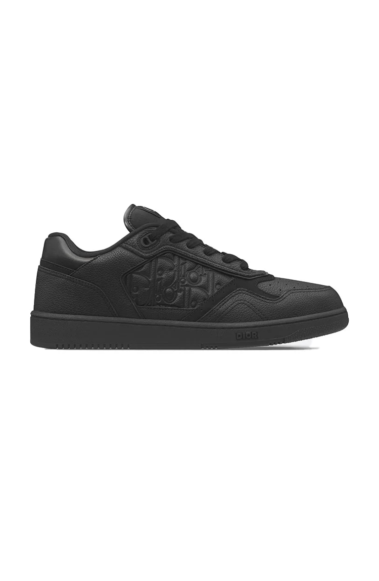 סניקרס עור שחורות B27 Low Top