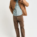 חולצה מכופתרת ירוקה Slim Fit Oxford