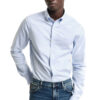 חולצה מכופתרת תכלת Slim Fit Pinpoint Oxford