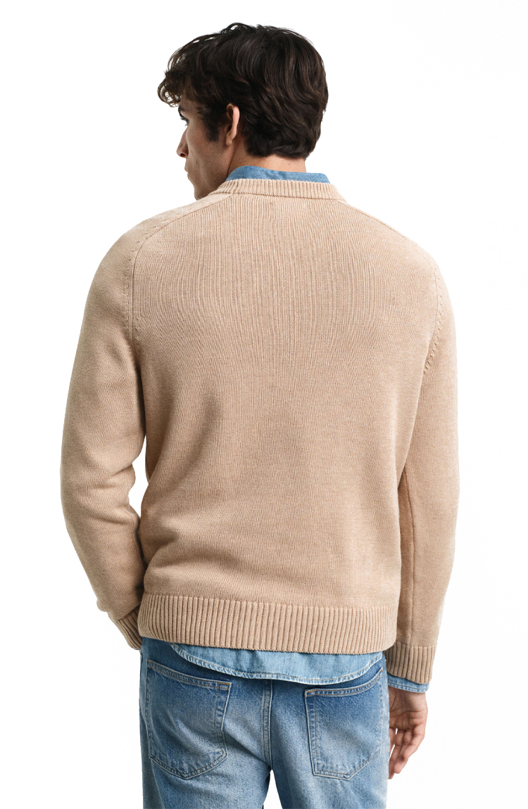 סריג בז’ Casual Cotton