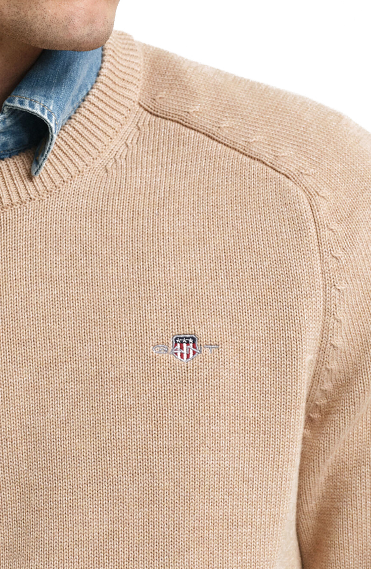 סריג בז’ Casual Cotton