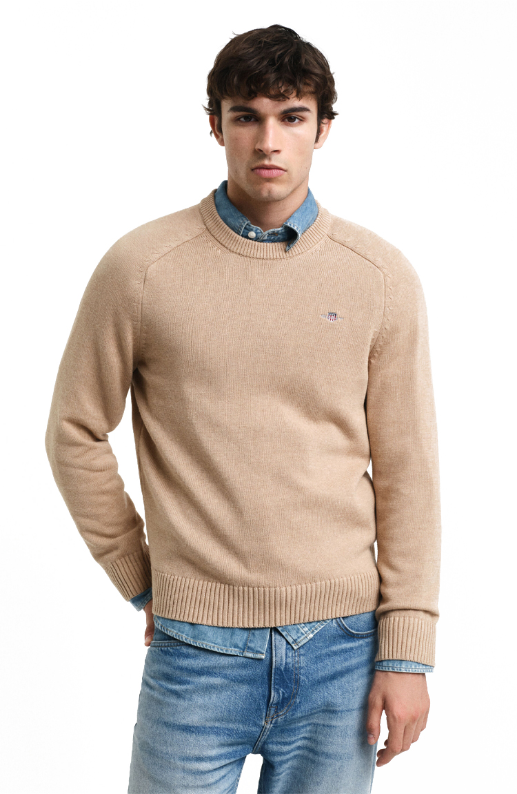 סריג בז' Casual Cotton