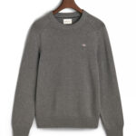 סריג אפור Casual Cotton