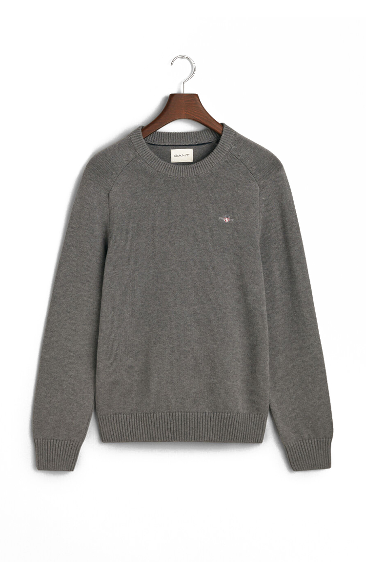 סריג אפור Casual Cotton