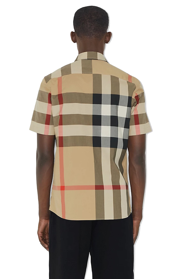 חולצה מכופתרת Check Cotton