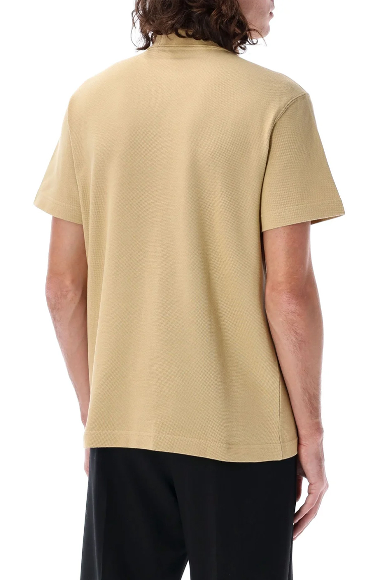חולצת פולו קרם Embroidered Polo