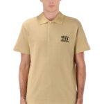 חולצת פולו קרם Embroidered Polo